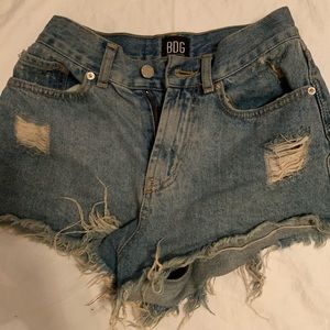 denim jean shorts